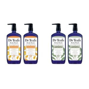 Dr Teal's Body Wash with Pure Epsom Salt, Glow & Radiance wi...