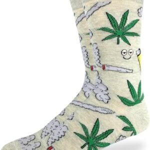 Good Luck Sock Men's Marijuana Socks, Adult